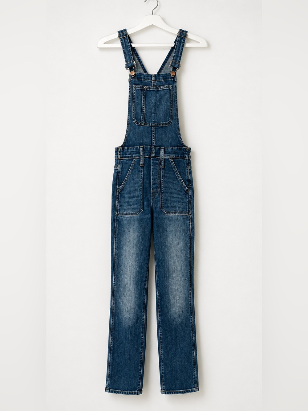 Madewell Skinny Overalls Cedarburg Wash XXS Stretch Denim Dungarees